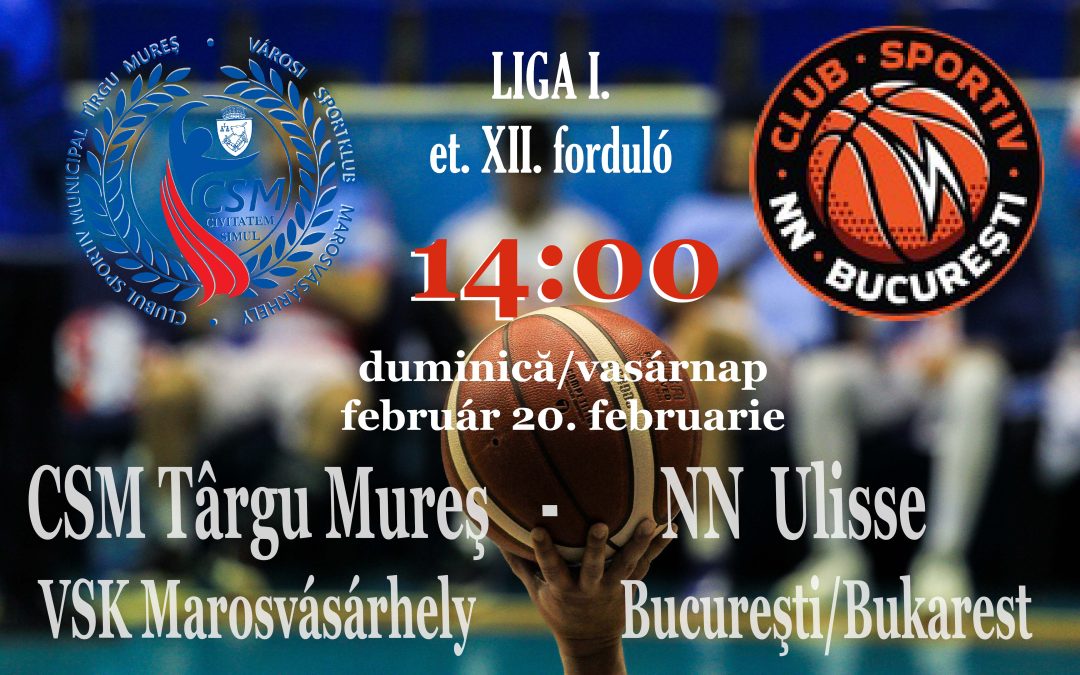 KOSÁRLABDA: Vasárnap játszunk a XII. fordulóban!