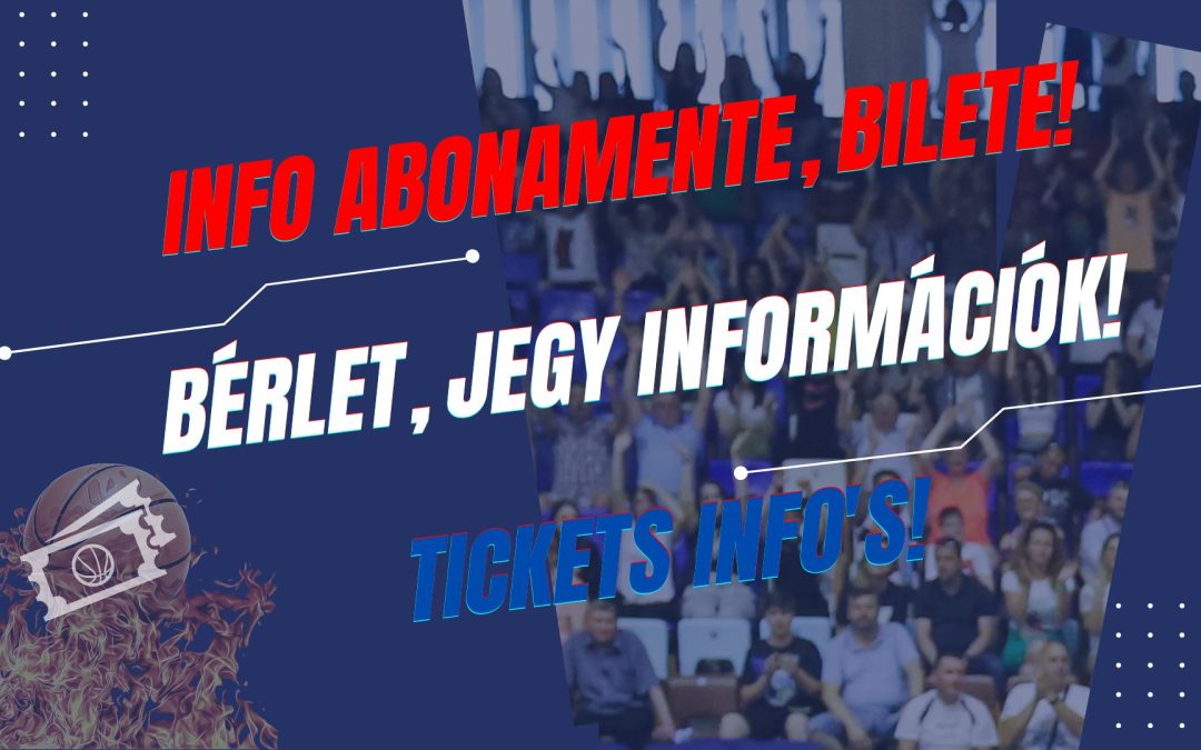 BASCHET: Informaţii abonamente şi bilete LNBM!