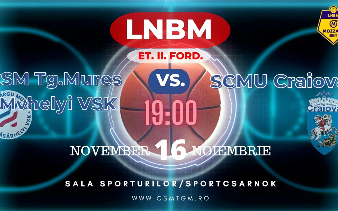 BASCHET: Două meciuri acasă la mijlocul lunii!