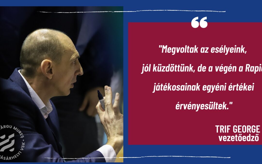 KOSÁRLABDA: Helytálltuk a Rapid ellen!