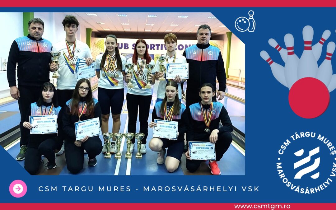 POPICE: Cinci titluri, 17 medalii pentru mureşeni la CN U18