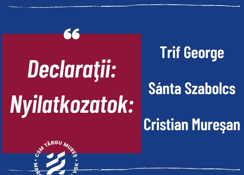 BASCHET: Declaraţii după victoria cu Focşani!