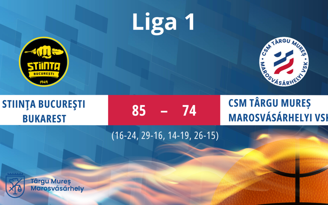 BASCHET, Liga1: În ciuda înfrângerii, a fost un meci bun!