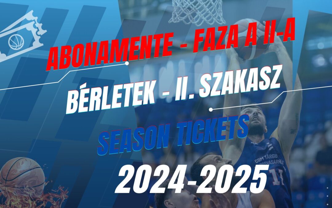 BÉRLETEK, II. szakasz – ONLINE is!
