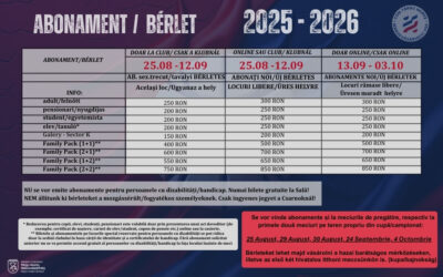 ABONAMENTE BASCHET – SEZONUL 2025-2026